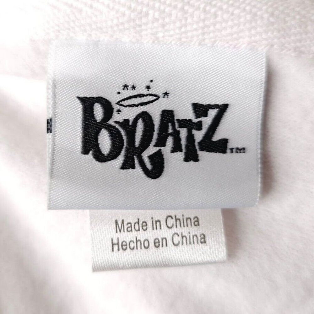 Bratz Sweatshirt Hoodie Mens Size Large White Fashion Dolls Animated TV Show - Picture 6 of 8